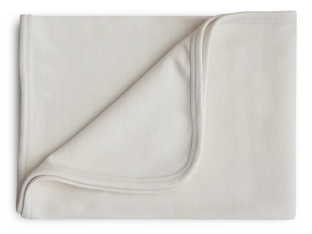 Babydecke aus Baumwolle zum Pucken Ivory