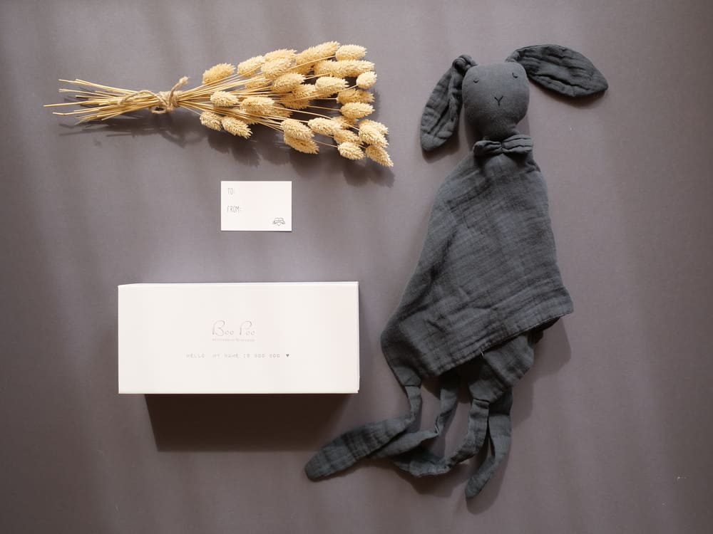 Jungengeschenk Schmusetuch schön verpackt