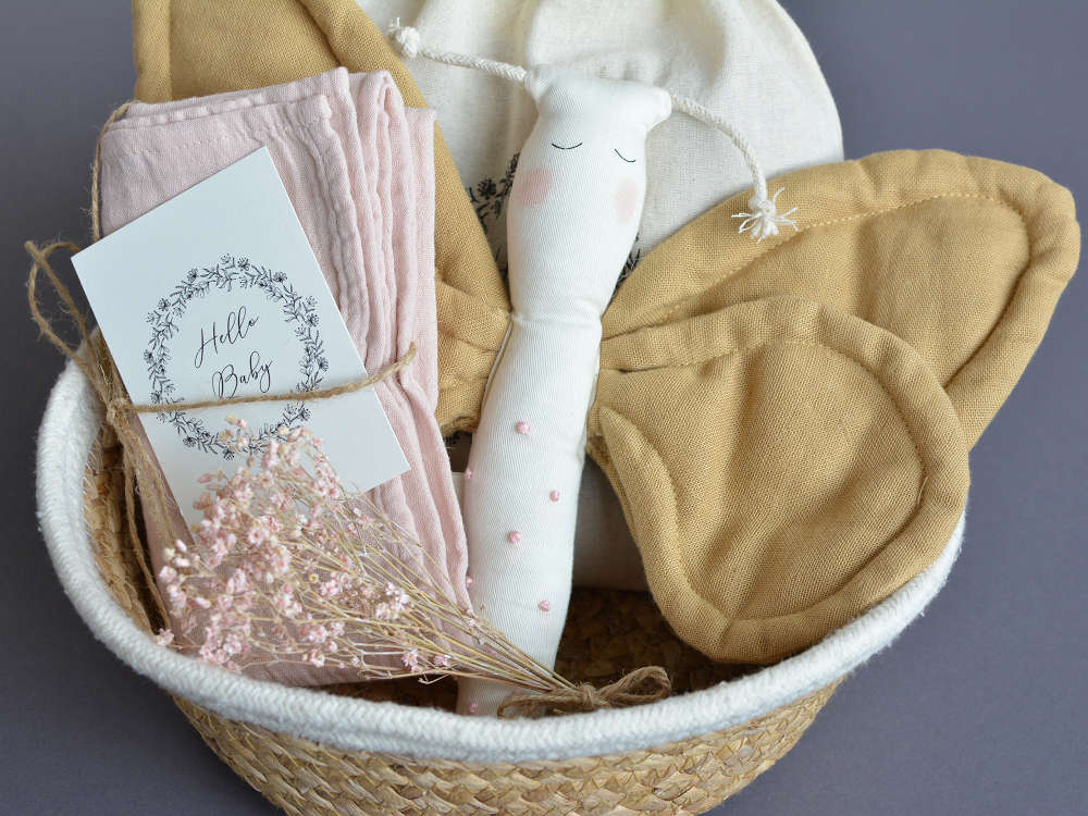 Schöne Bio Geburtsgeschenke Schmetterling Honey