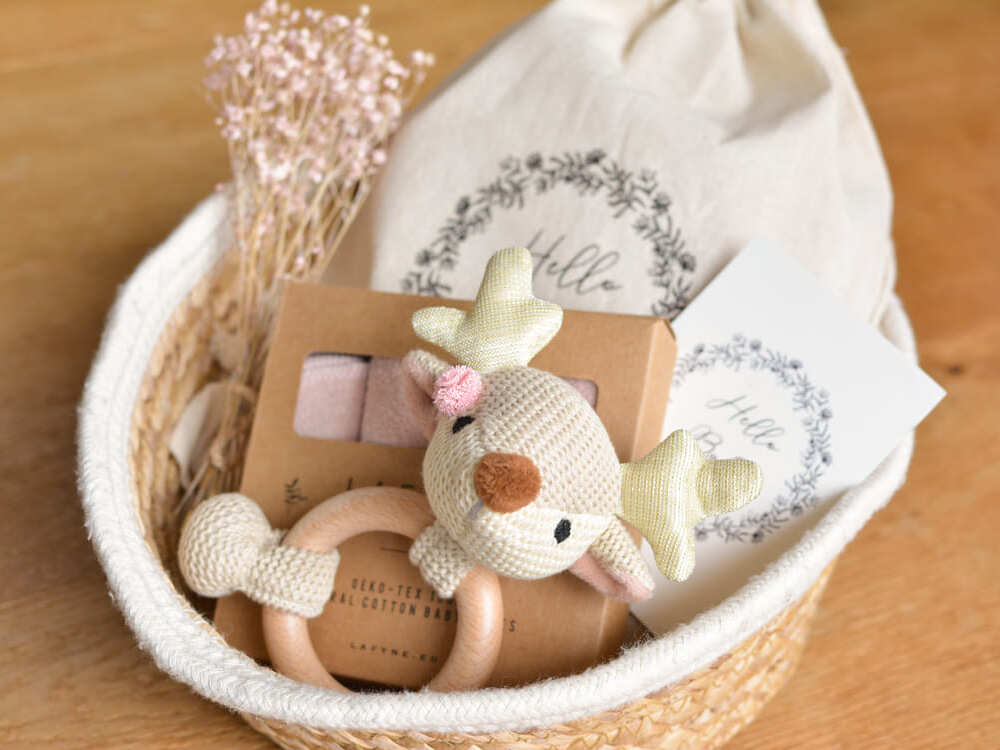 Rosa Geburtsgeschenk Mädchen